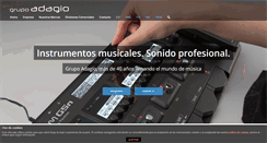 Desktop Screenshot of grupoadagio.es